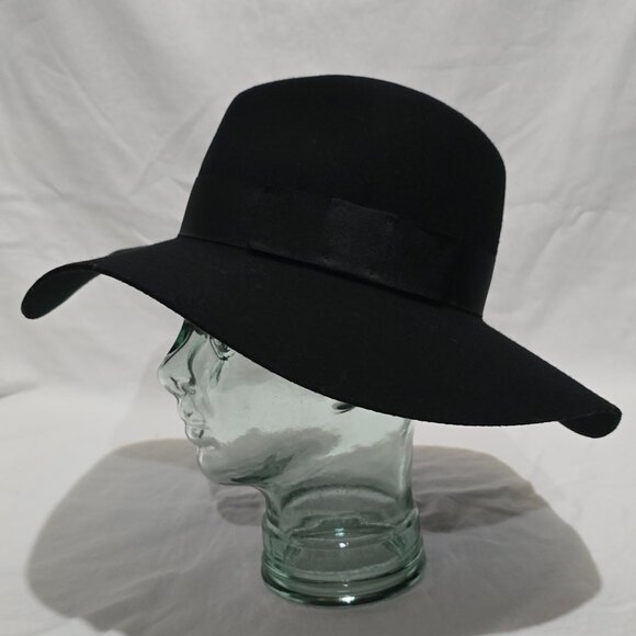 Brixton Wool Felt 3 7/8" Brim Fedora Hat - Black - Sz S/7* - Picture 3 of 8